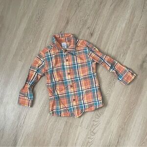 Carter's Multicolor Plaid Button-Down Shirt